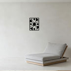 GlintHome Minimalist Wall Art - Black Abstract Metal Wall Decor 3D Textured Metal Wall Sculptures for Living Room Bedroom Bathroom Study Room - Image 3