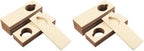 40 Pieces Unfinished Wood Door Knob Hangers, 9.4 x 3.2 x 0.1 Inch, Door Knob Signs for Painting, DIY Craft, Home, Office Hotel Decoration, Business Use, Arts and Crafts (Pack of 2) by GNIEMCKIN