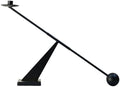 Black Metal Modern Candle Holder Candlestick Holders Decorative Candle Stand, Tapered Candle Holders Home Decoration 19 inch by REMENNA