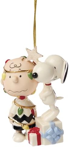 Lenox Peanuts Charlie Brown Christmas Tree Hanging Ornament by Lenox