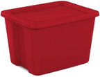 18 Gallon Plastic Storage Bins with Lids, Large Stackable Tote Containers for Home Organization - Image 2