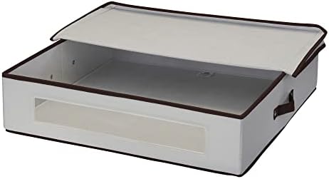 Household Essentials Wreath Storage Container, 24 Inch Wreath Storage Box with Handles, Sturdy Sides, Keeps Wreaths Free of Dust and Pests in Storage, Natural - Image 7