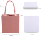 40 pcs paper boxes 9 x 9 x 3.5 cm, pink luxury gift storage, jewelry gift storage box for earrings necklaces bracelets rings - Image 2