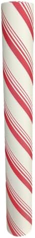 Red Peppermint Christmas Table Runner - Paper Table Roll for Parties and Winter Holidays - Disposable Table Runner Made in USA by HesterCook