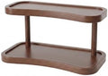 Two-Tier Wooden Tray, 1 PC by Unknown
