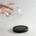 Cloche Glass Dome with LED Base, Round Glass Display Bell Jar, 6 Inch - Image 7