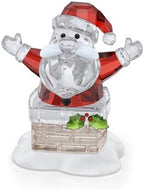 Swarovski Holiday Cheers Santa Claus and Chimney by Unknown