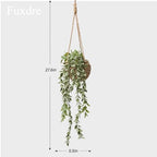 3 Pack Mini Artificial Hanging Greenary Fake Hanging Plants in Basket for Wall Living Room Decor Bathroom Shelf Home Indoor - Image 2