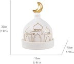 Ramadan Resin Statue Ornament, Handmade Lightweight Durable Indoor Home Decor for Living Room Bedroom Office Ramadan Festive Decoration Detailed Craftsmanship Holiday Decoration Statues - Image 4