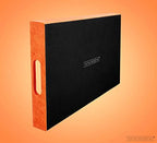 Home Redefined 17.5"x12" Rectangle Orange Faux Leather Decorative Tray - Image 5