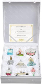 Old World Christmas Just Married Gift Box Glass Blown Ornament for Christmas Tree, Handcrafted Holiday Decoration, Wedding Collection by HobbyHomeAccessories