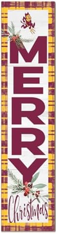 KH Sports Fan Arizona State Sun Devils Holiday Porch Leaner, 11x46 Inches, Sun Devils Outdoor Christmas Sign; Display Some Holiday Cheer with This Arizona State Sun Devils Christmas Sign by BostonCollegeEagles
