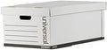 Universal One Lift-Off Lid File Storage Box, Legal, Fiberboard, White, 12/Carton (95221) by Universal