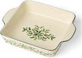 Lenox Holiday Christmas Stoneware Square Baking Dish by Lenox