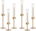 POKINE Gold Candle Holders Set of 6 for Taper Candle Holders by Unknown
