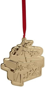 Wallace Gold-Plated Piano Ornament 2025-4th Edition Annual Collectible Holiday Ornament for Music Lovers, Handcrafted in USA, Comes with Gift Box, Ribbon and Velvet Pouch - Image 5