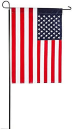 Evergreen Oversized Metal Outdoor Flag Stand 7-Feet Tall & 40-Inch Wide | Sturdy 5 lbs Solid Steel Black | Fits 3x5 and Smaller American Flag and Seasonal | Home Garden Planter House Décor by EvergreenFlag