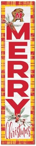 KH Sports Fan Maryland Terrapins Holiday Porch Leaner, 11x46 Inches, Terrapins Outdoor Christmas Sign; Display Some Holiday Cheer with This Maryland Terrapins Christmas Sign by CornellBigRed