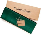 Solino Home 100% Linen Placemats Rainforest Hemstitch, 14 x 19 in, Set of 4 - Image 3