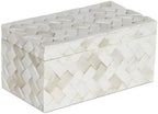 Handicrafts Home Decorative Organizer Box 10x5 – Large Keepsake Box with Lid, Modern Decorative Storage Box, Bohemian Coffee Table Décor, Jewelry & Memory Box, Decorative Accent Box for Home Décor by HandicraftsHome