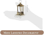 24 Pack Brass Mini Lanterns Decorative Indoor, for Centerpiece - Image 2