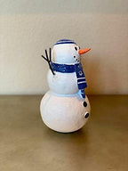 Hanukkah Jewish Snowman Figurine Collectible Decor Winter Decoration 7.5" (Snowman Tall) - Image 4
