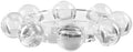 Crystal Candle Holders Pillar Candlestick Decorations for Home Party Dinner Christmas, Suitable for Large Cylindrical Candles, Clear by DONOUCLS