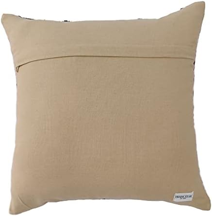 Trade Star 70% Jute 30% Wool Kilim Cushion Cover 18x18 for Sofa Decor - Image 5