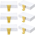 Zhengmy 6 Pcs Marble Color Christmas Stocking Hangers for Mantel by Zhengmy