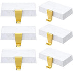 Zhengmy 6 Pcs Marble Color Christmas Stocking Hangers for Mantel by Zhengmy