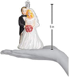 Old World Christmas Bridal Couple Glass Blown Ornament for Christmas Tree, Handcrafted Holiday Decoration, Wedding Collection - Image 5