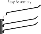 Garden Flag Organizer & Storage Rack, No-Fold Wall Mounted Yard Flag Holder for Seasonal Small Garden Flags, Holds Up to 10 Flags, Black Anodized Aluminum - Image 6