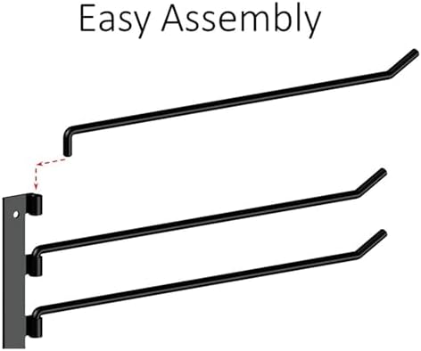Garden Flag Organizer & Storage Rack, No-Fold Wall Mounted Yard Flag Holder for Seasonal Small Garden Flags, Holds Up to 10 Flags, Black Anodized Aluminum - Image 6