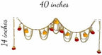 LOVENSPIRE Bead Door Toran with Pompom 3.3 ft - Traditional Indian Moti Wall & Window Hanging Valance for Home, Wedding, Diwali Pooja & Festive Decorations - Image 4