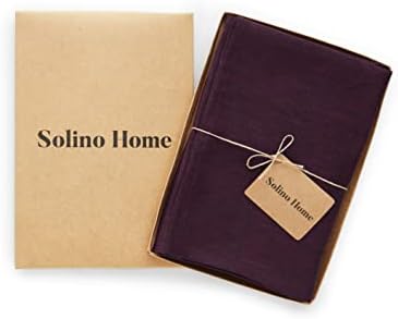 Solino Home 100% Pure Linen Napkins Burgundy, Athena 20 x 20 in, Set of 4 - Image 3