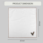 FINGERCRAFT Cloth Napkins Set of 12, 100% Cotton, 20x20 Inch, Multi Print - Image 6