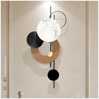 HEBOIX Large Metal Wall Decor Modern Metal Wall Art 3D Wall Sculptures by HEBOIXHOMEDECOR