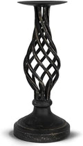 Vintage Metal Pillar Candle Holder for Table Decor by WelcometoLHQOO