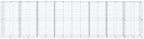 vidaXL Gabion Basket with Cover 315"x39.4"x78.7" Galvanized Iron - Image 5