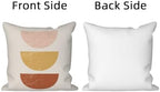 Boho Abstract Throw Pillow Covers 26"x26" Set of 4, Bohemian Minimalist Geometric Leaves Cushion Cover for Sofa Chair Couch Bed Office Garden Patio Farmhouse Indoor Outdoor Decorative - Image 7