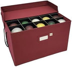 612 Vermont Christmas Ornament Storage Box, Holds 60-4 Inch Ornaments - Image 7