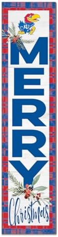 KH Sports Fan Kansas Jayhawks Holiday Porch Leaner, 11x46 Inches, Jayhawks Outdoor Christmas Sign; Display Some Holiday Cheer with This Kansas Jayhawks Christmas Sign by BostonCollegeEagles