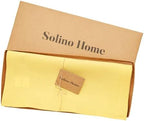 Solino Home 100% Pure Linen Table Runner Sunshine Yellow, Fete 14 x 60 in - Image 6
