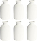 YANLING 6 Pack White Vase Small Ceramic Vases for Decor, Bud Vases by YANLING