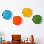 Hicarer 4 Pcs 12 Inch Mid Century Modern Metal Wall Art Hanging Decor by Hicarer