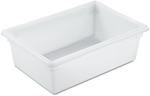 Rubbermaid Commercial Products Food Storage Box/Tote for Restaurant/Kitchen/Cafeteria, 12.5 Gallon, White by RubbermaidCommercialProducts