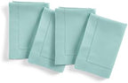 Solino Home Cotton Linen Napkins Pastel Turquoise, 20 x 20 in, Set of 4 by SolinoHome