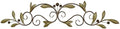 Touch of Class Catalonia Olive Metal Wall Art Topper, Medium, Sage Green by TouchofClass