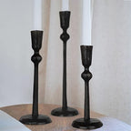 Iron Taper Candle Holder - Set of 3 Decorative Candle Stand - Image 6