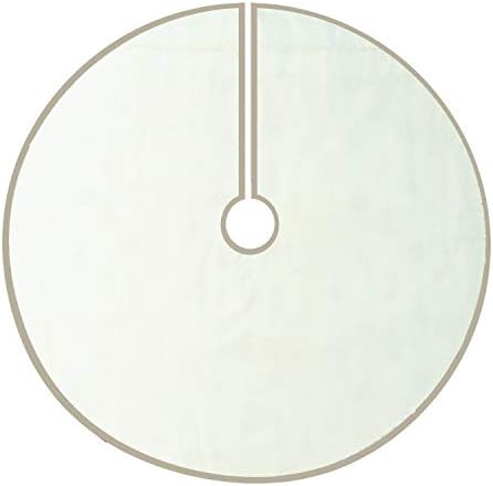 Kurt Adler 54-Inch Ivory Holly Tree Skirt - Image 5